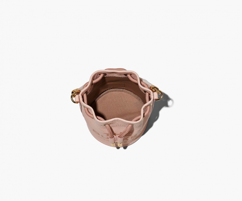 Marc Jacobs The Leather Mini Bucket Rose | USA_MJ16199