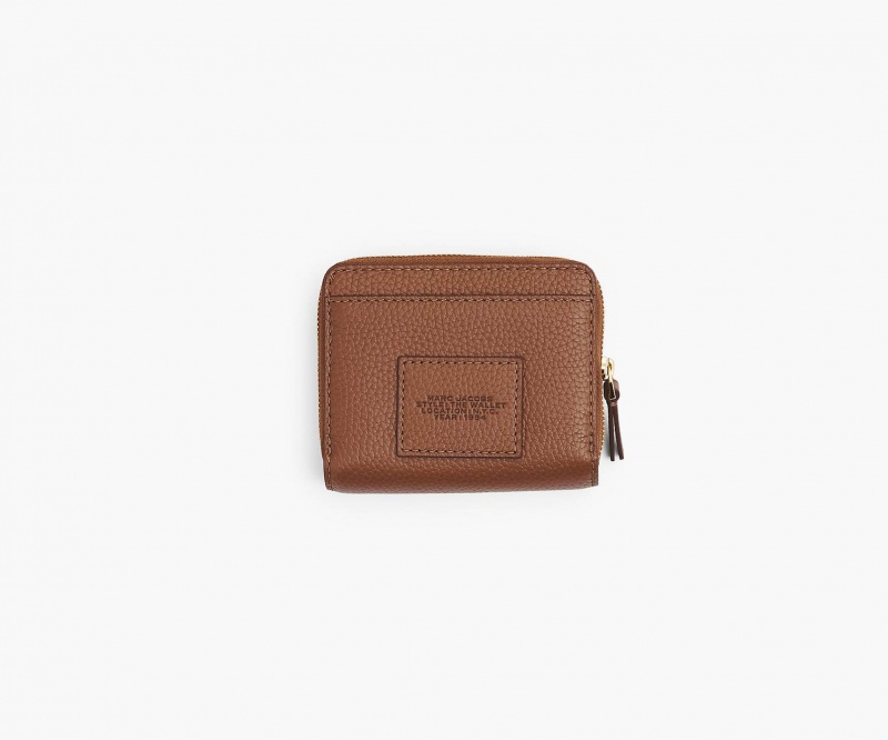 Marc Jacobs The Leather Mini Compact Brown | USA_MJ40032