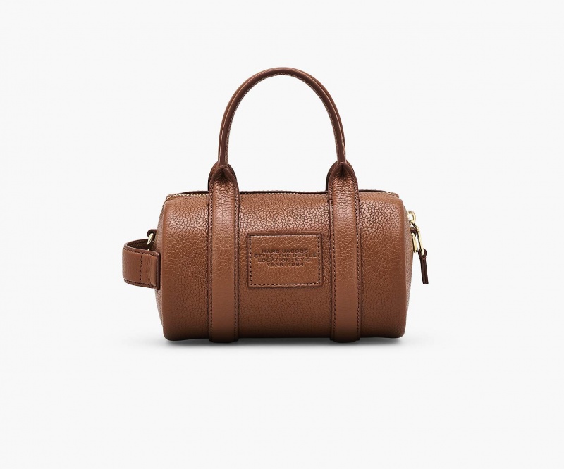 Marc Jacobs The Leather Mini Duffle Brown | USA_MJ80297