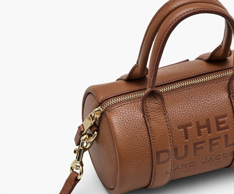 Marc Jacobs The Leather Mini Duffle Brown | USA_MJ90162