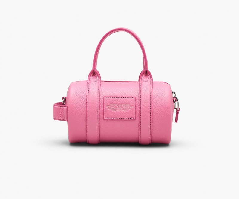 Marc Jacobs The Leather Mini Duffle Pink | USA_MJ16867