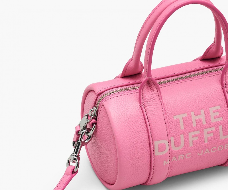 Marc Jacobs The Leather Mini Duffle Pink | USA_MJ16867