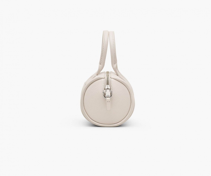 Marc Jacobs The Leather Mini Duffle Silver | USA_MJ40915