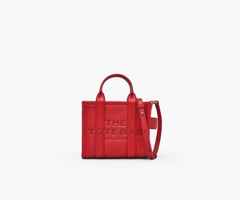 Marc Jacobs The Leather Mini Red | USA_MJ51639