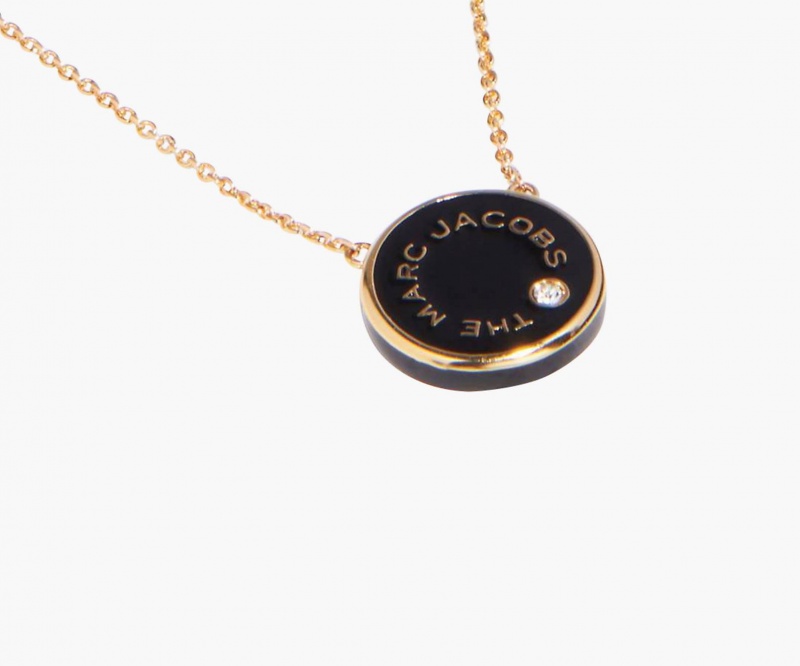 Marc Jacobs The Medallion Pendant Cream / Gold | USA_MJ59798