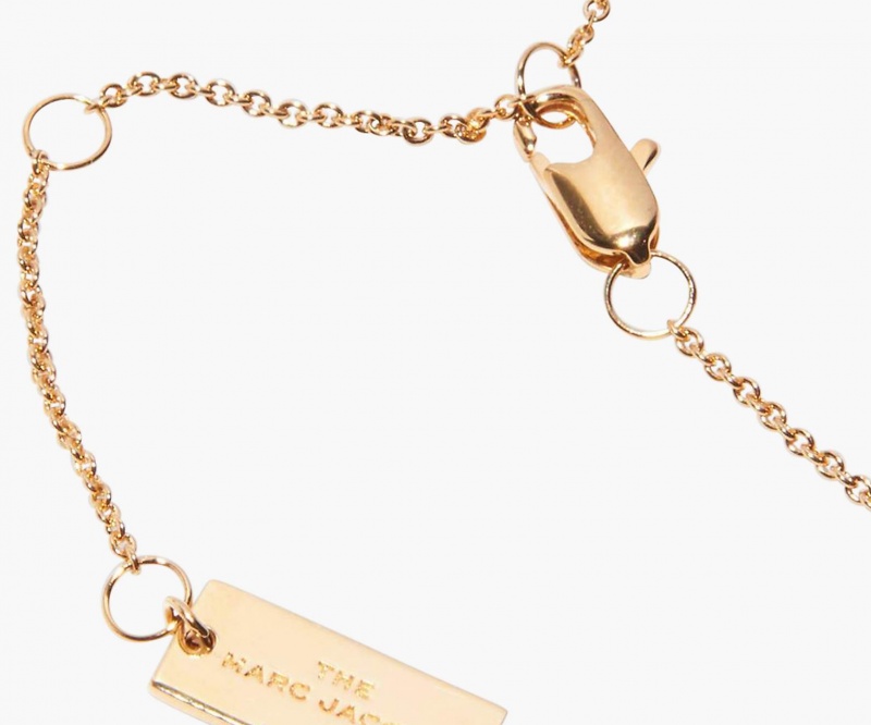 Marc Jacobs The Medallion Pendant Cream / Gold | USA_MJ59798