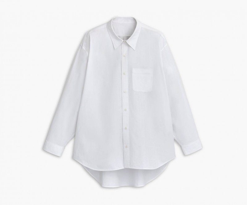 Marc Jacobs The Monogram Big Shirt White | USA_MJ46014