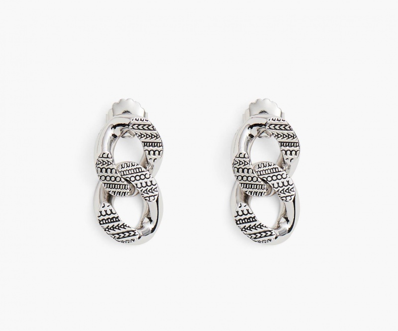 Marc Jacobs The Monogram Chain Link Light Silver | USA_MJ49161