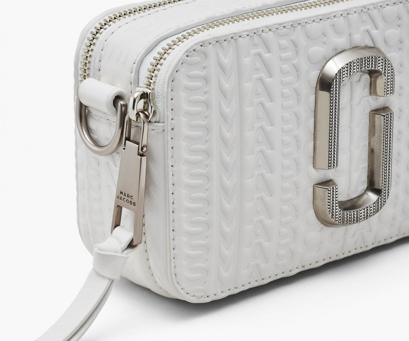 Marc Jacobs The Monogram Debossed Snapshot White | USA_MJ86200