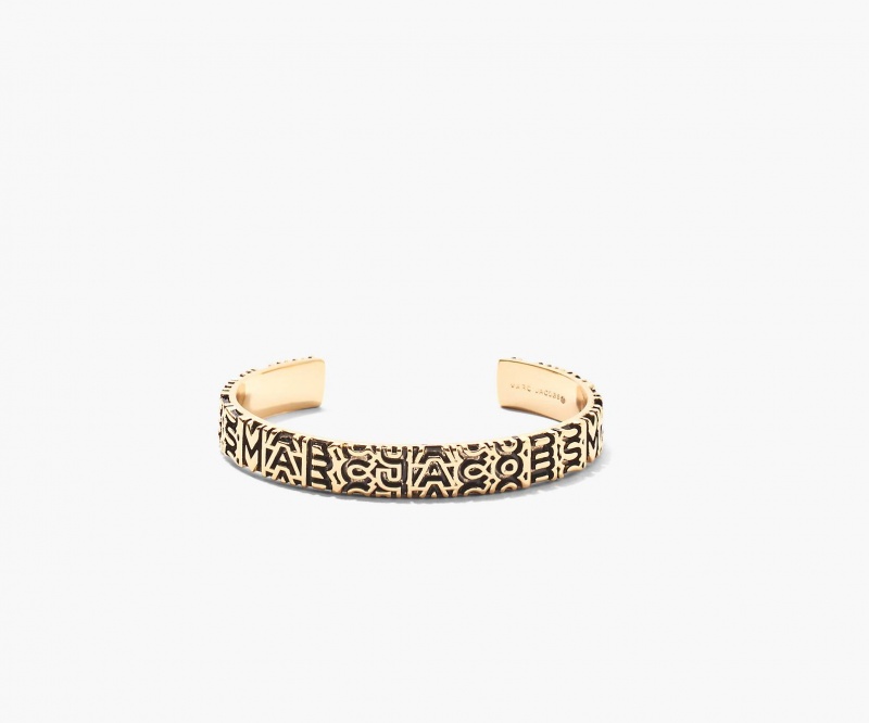 Marc Jacobs The Monogram Engraved Gold | USA_MJ29704