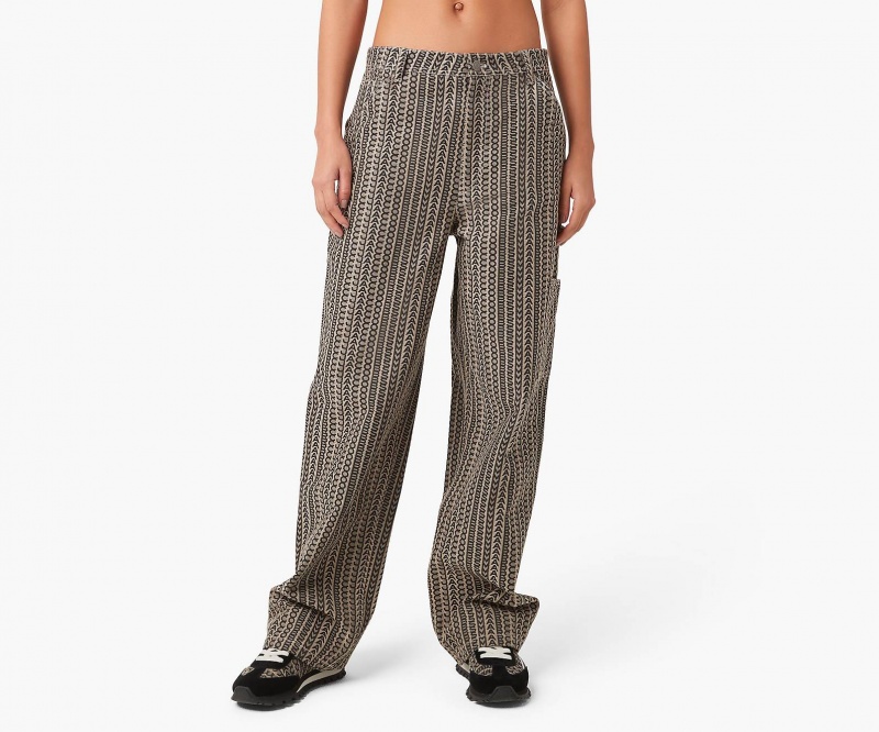 Marc Jacobs The Monogram Painters Pants Beige Multicolor | USA_MJ10378