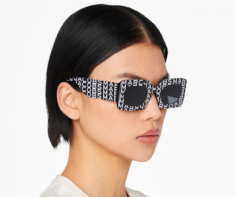 Marc Jacobs The Monogram Rectangular Black / White | USA_MJ57809