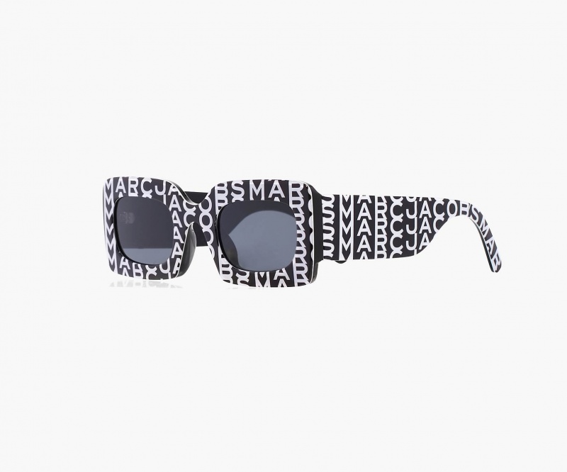 Marc Jacobs The Monogram Rectangular Black / White | USA_MJ57809