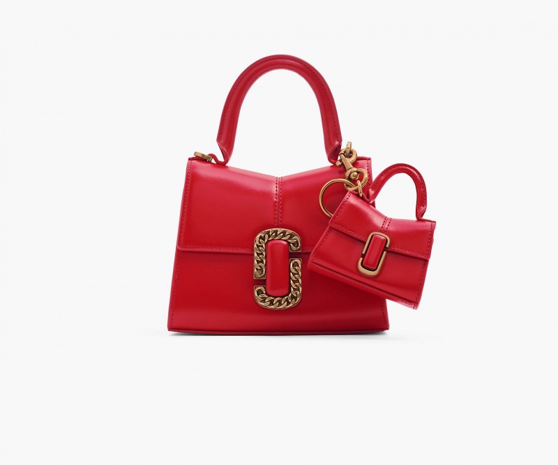 Marc Jacobs The Nano St. Marc Top Handle Red | USA_MJ94887