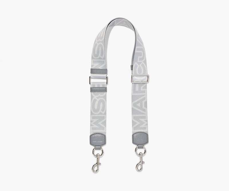 Marc Jacobs The Outline Logo Webbing Grey Multicolor | USA_MJ85556