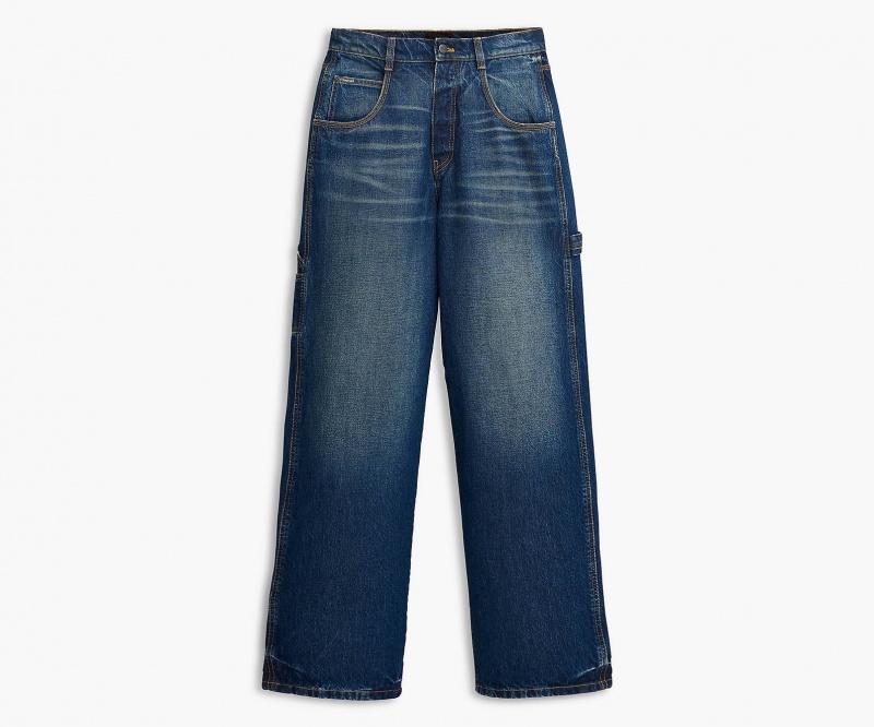 Marc Jacobs The Oversized Jeans Indigo | USA_MJ46920