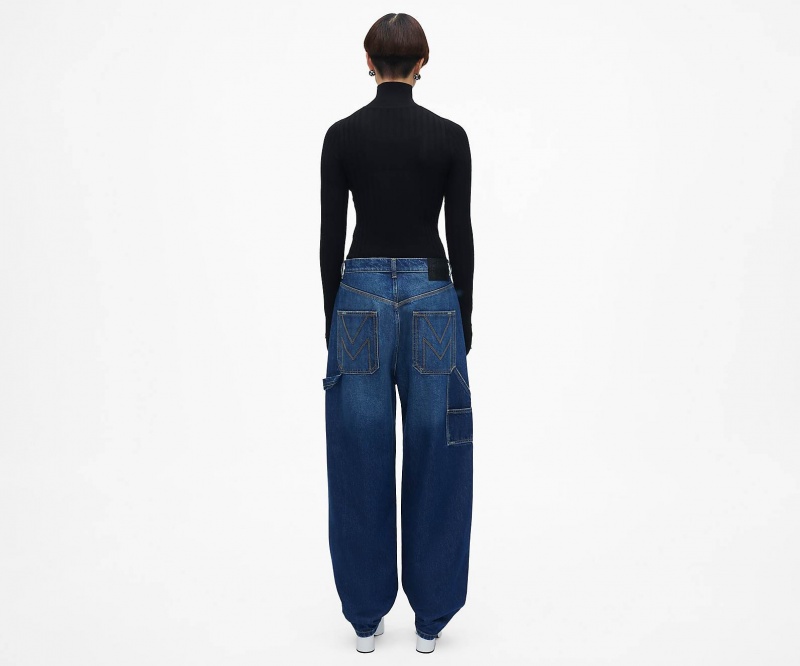 Marc Jacobs The Oversized Jeans Indigo | USA_MJ46920