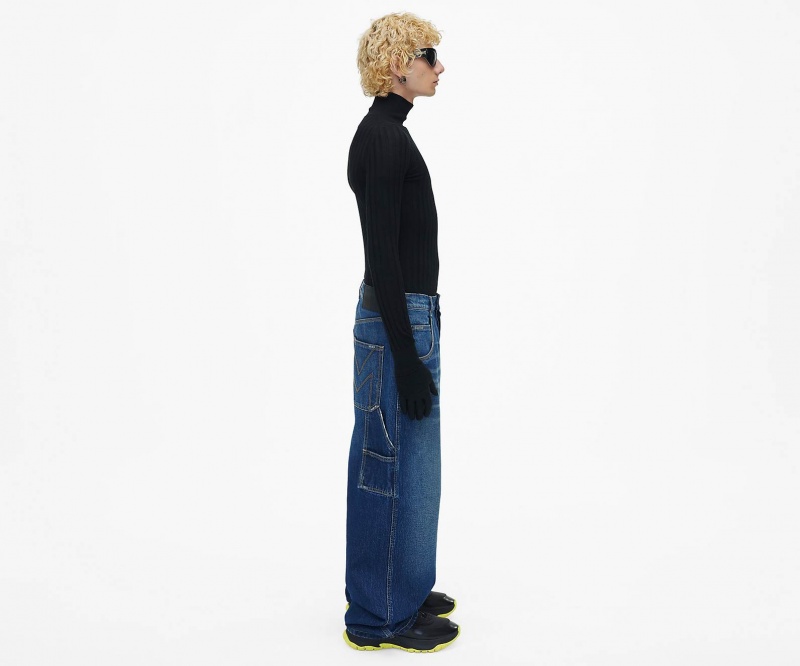 Marc Jacobs The Oversized Jeans Indigo | USA_MJ46920