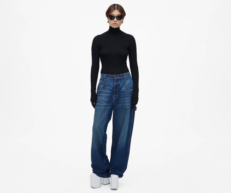 Marc Jacobs The Oversized Jeans Indigo | USA_MJ46920