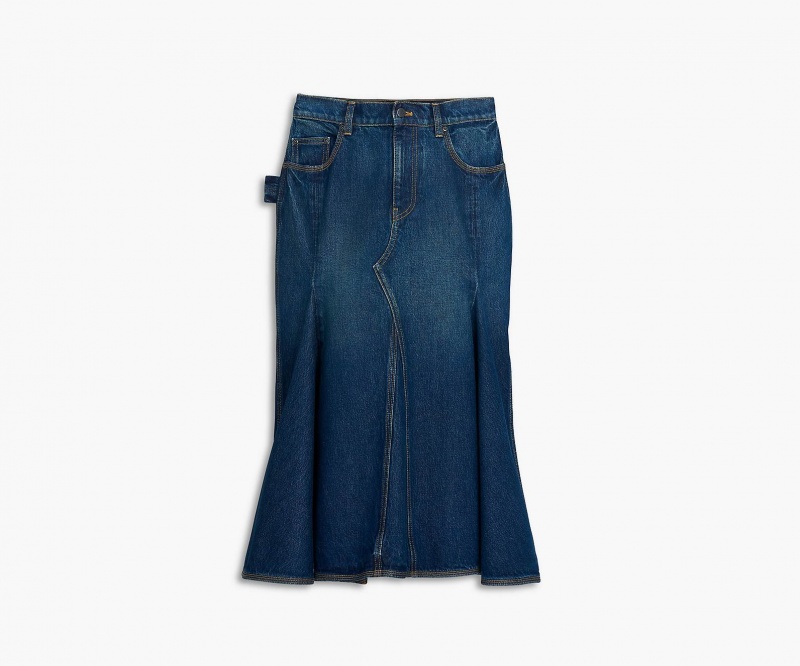 Marc Jacobs The Paneled Skirt Indigo | USA_MJ48497