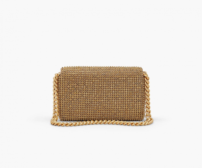 Marc Jacobs The Rhinestone J Marc Mini Gold | USA_MJ30467