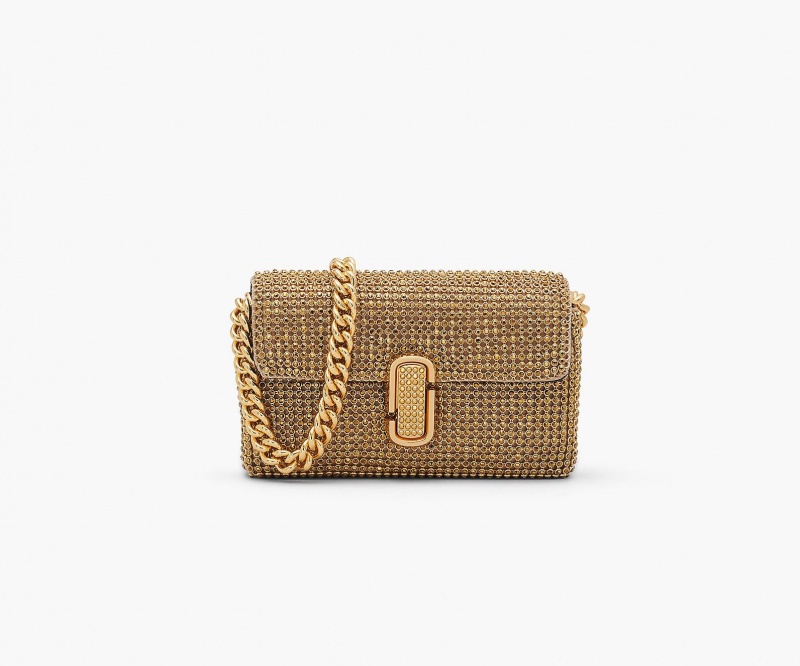 Marc Jacobs The Rhinestone J Marc Mini Gold | USA_MJ30467