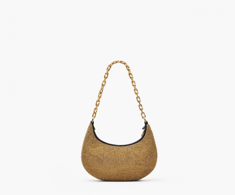 Marc Jacobs The Rhinestone Small Curve Gold | USA_MJ48051