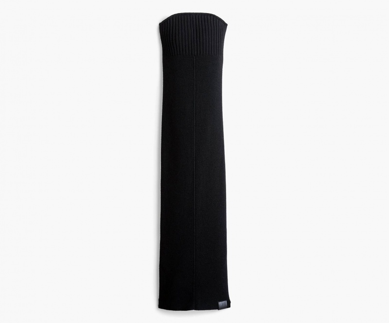 Marc Jacobs The Ribbed Knit Tube Black | USA_MJ77456