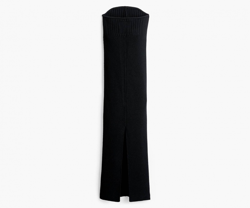 Marc Jacobs The Ribbed Knit Tube Black | USA_MJ77456