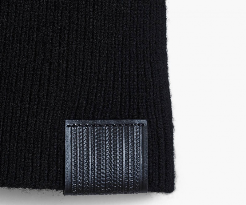 Marc Jacobs The Ribbed Knit Tube Black | USA_MJ77456