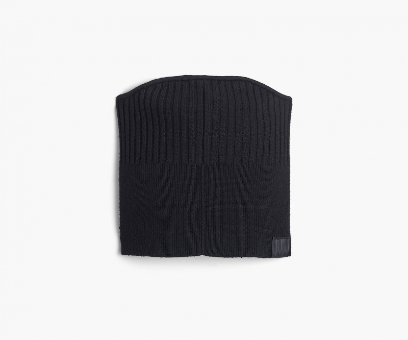 Marc Jacobs The Ribbed Knit Tube Top Black | USA_MJ19376