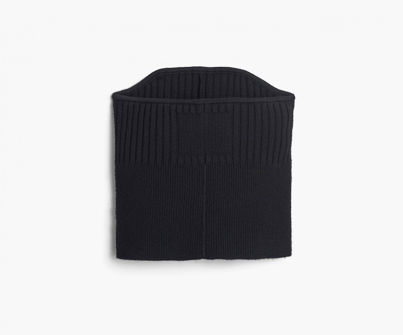 Marc Jacobs The Ribbed Knit Tube Top Black | USA_MJ19376