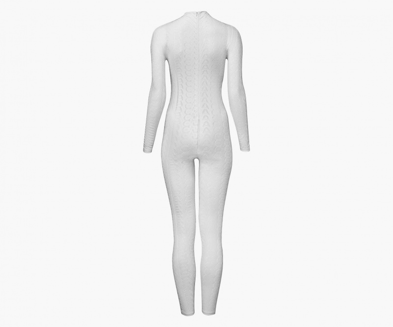 Marc Jacobs The Seamless Catsuit White | USA_MJ95396