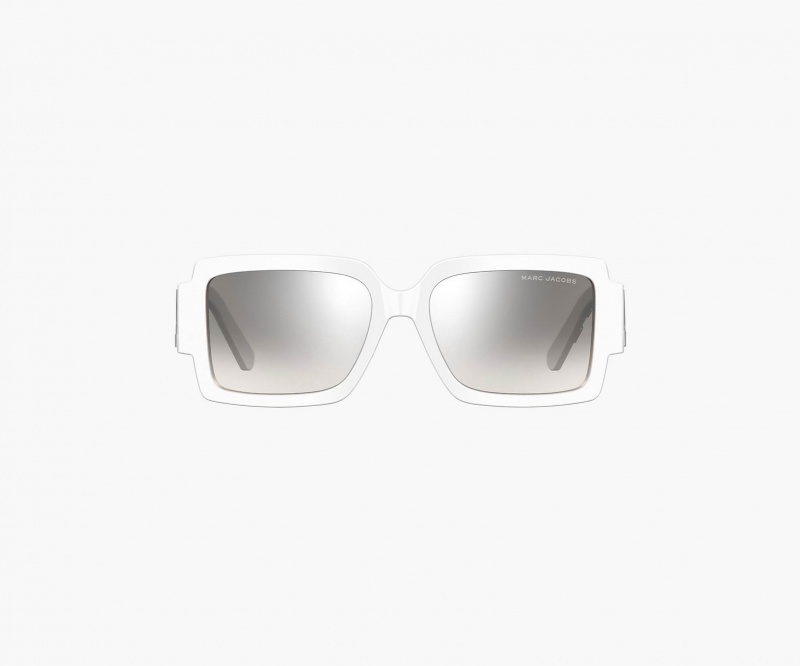 Marc Jacobs The Square Mirrored White / Grey | USA_MJ36936