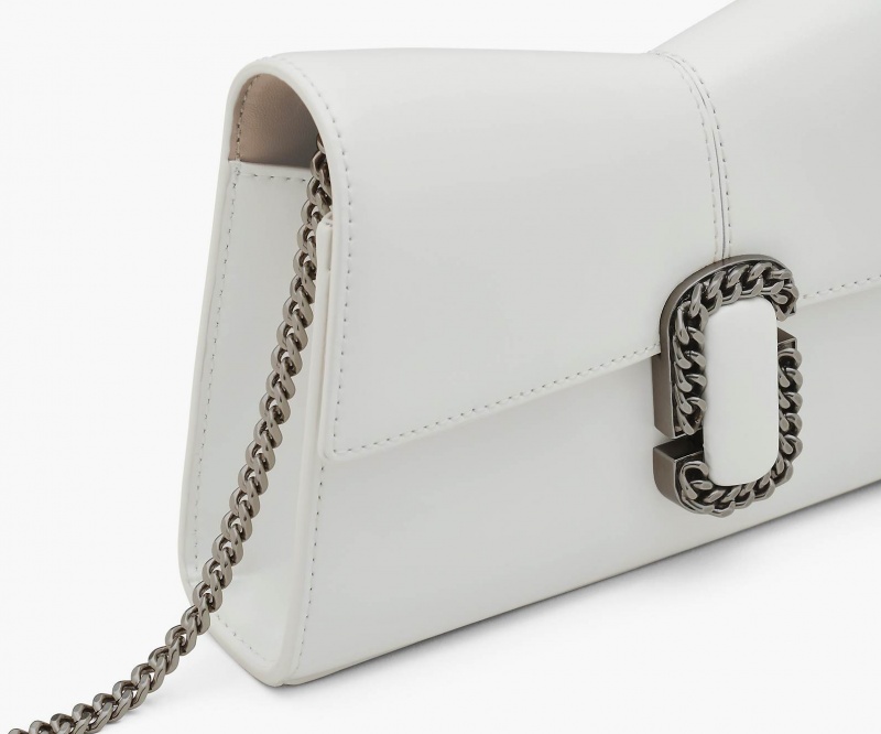 Marc Jacobs The St. Marc Chain Wallet White | USA_MJ43589