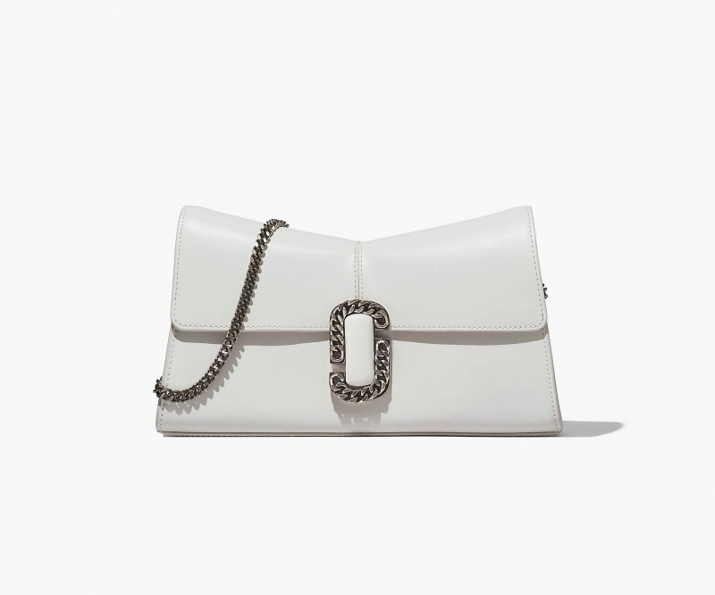 Marc Jacobs The St. Marc Convertible Clutch White | USA_MJ17376