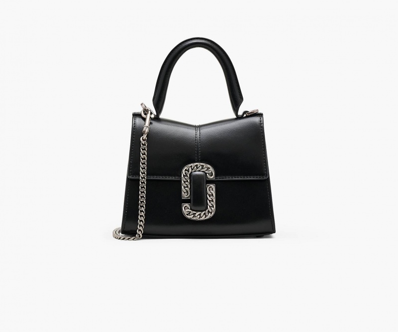 Marc Jacobs The St. Marc Mini Top Black / Silver | USA_MJ79688