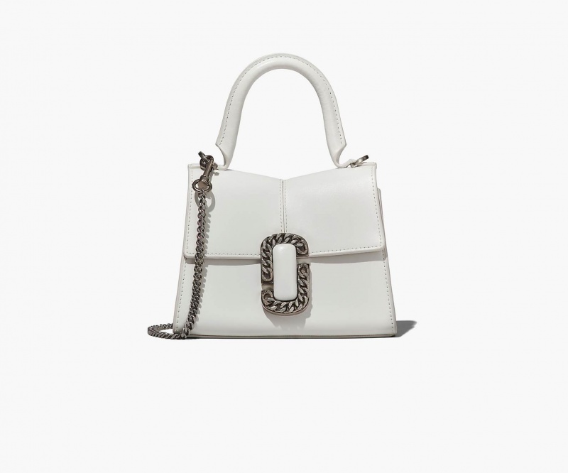 Marc Jacobs The St. Marc Mini Top Handle White | USA_MJ74078