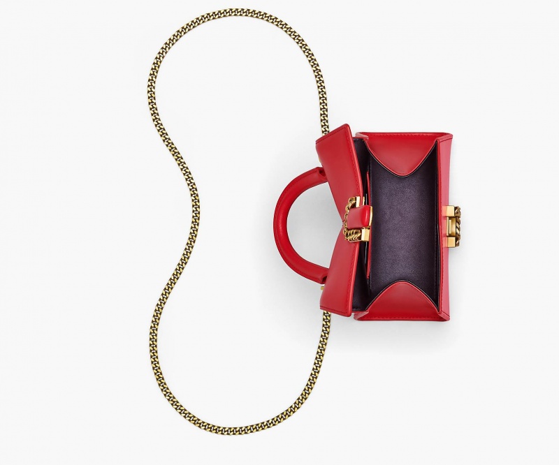 Marc Jacobs The St. Marc Mini Top Handle Red | USA_MJ38704