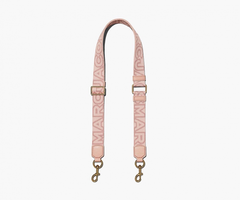 Marc Jacobs The Thin Outline Logo Webbing Rose Multicolor | USA_MJ10934