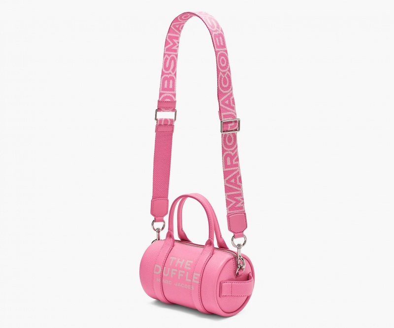 Marc Jacobs The Thin Outline Logo Webbing Pink | USA_MJ15037