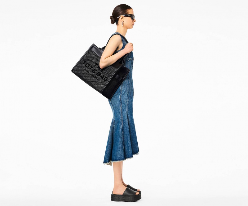 Marc Jacobs The Woven DTM Large Black | USA_MJ81491